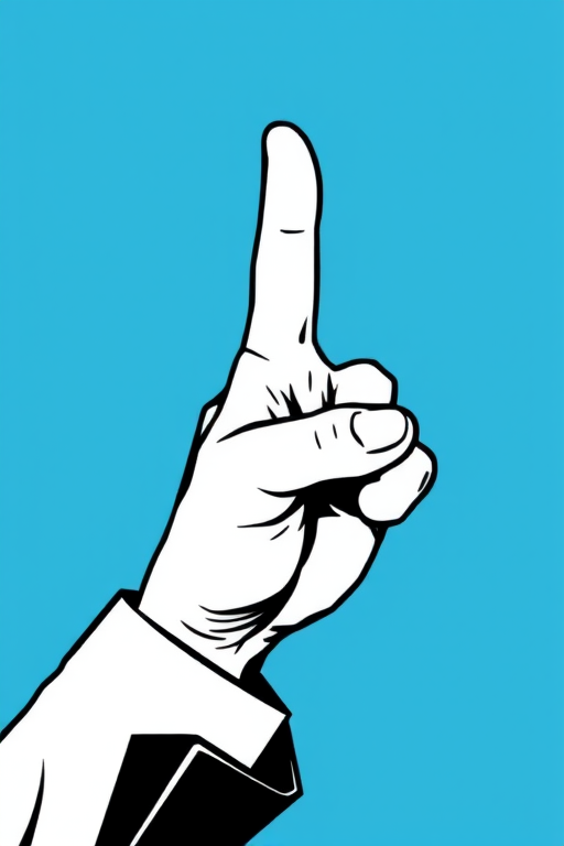 finger pointing png