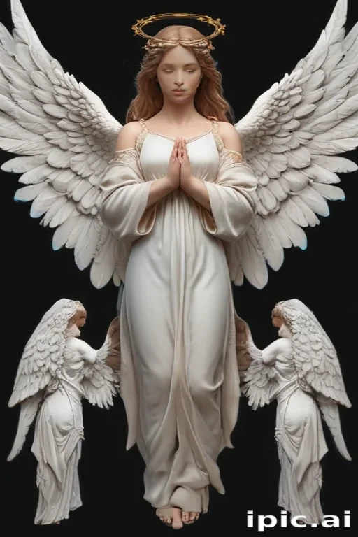 clipart of angels with wings