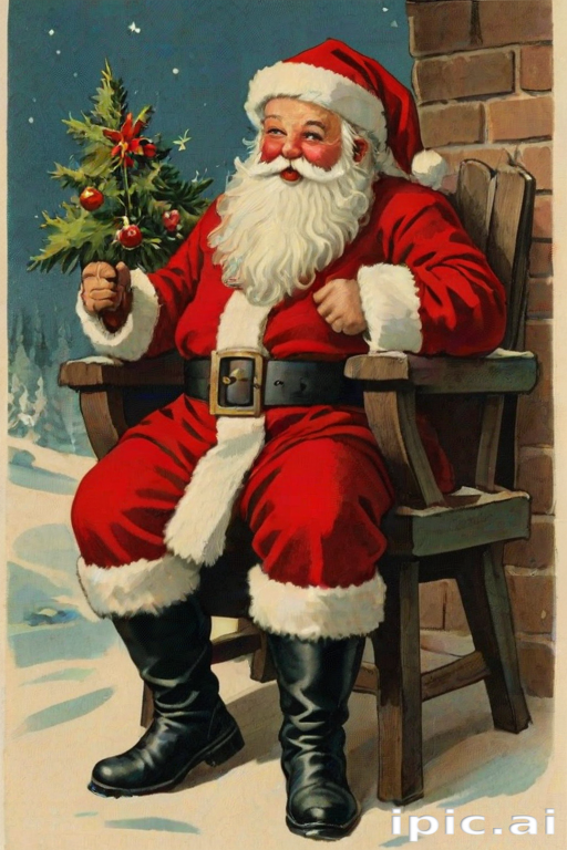vintage santa images