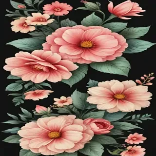 vintage flowers png