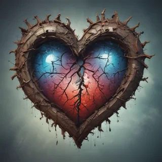 backgrounds broken heart