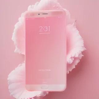light pink phone background