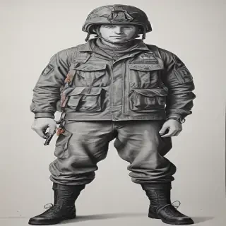 army drawing