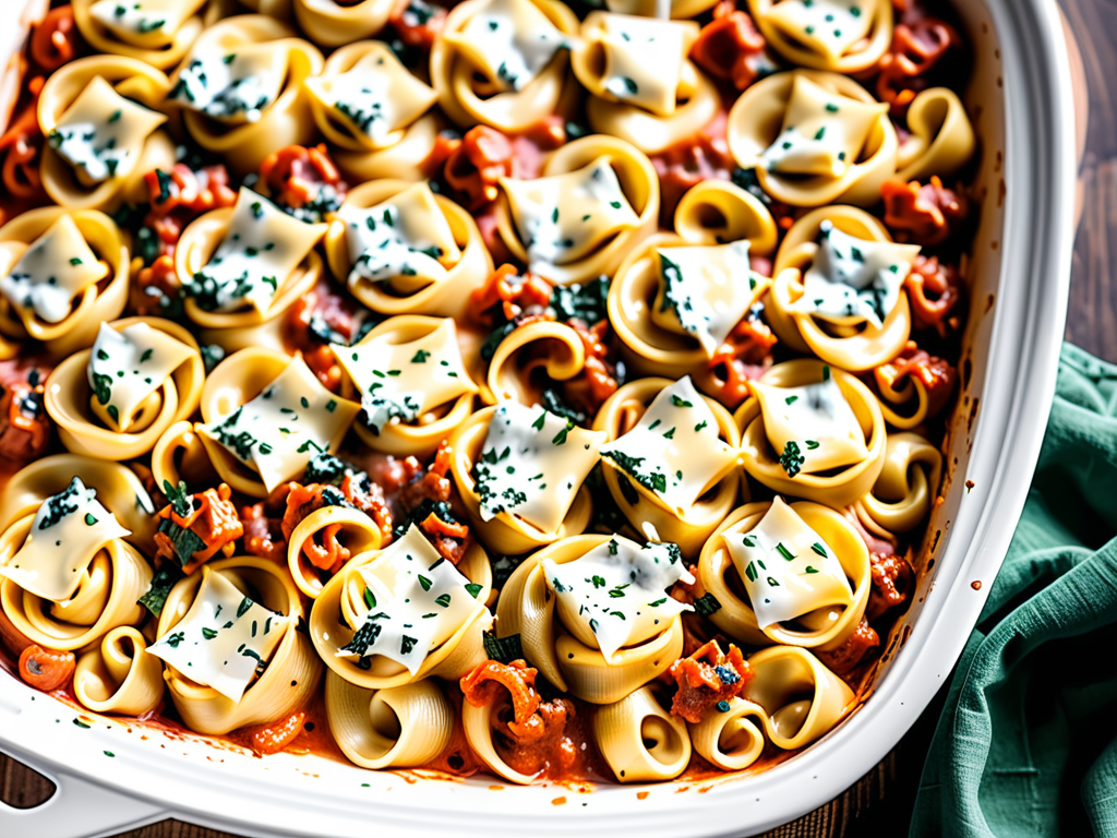 tortellini bake with cream cheese