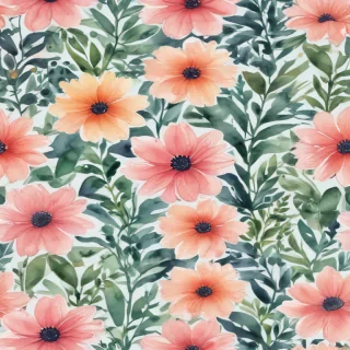 watercolor flower background
