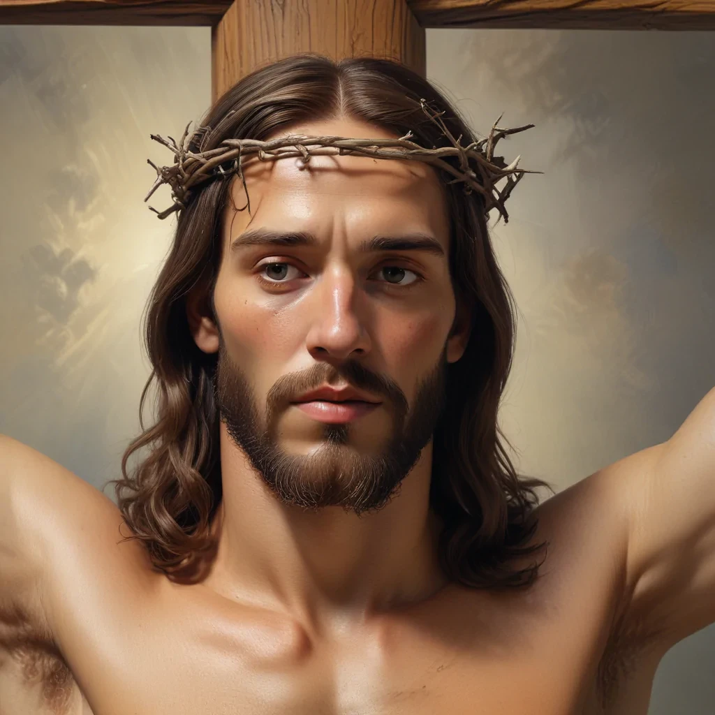 a picture of jesus on the cross