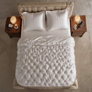 bed top view