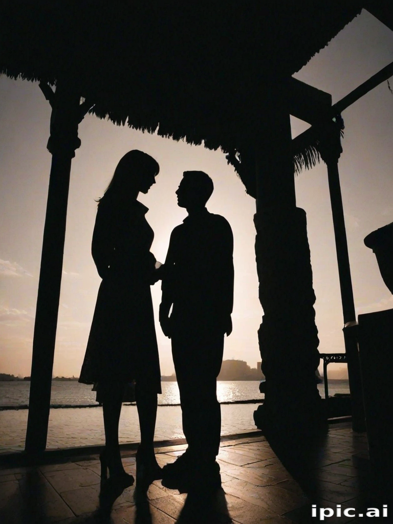 couple silhouette