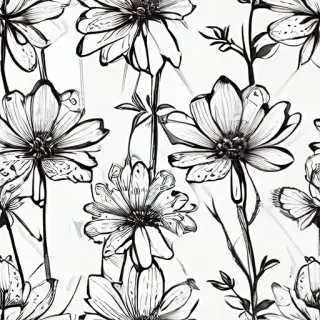 flower outline png