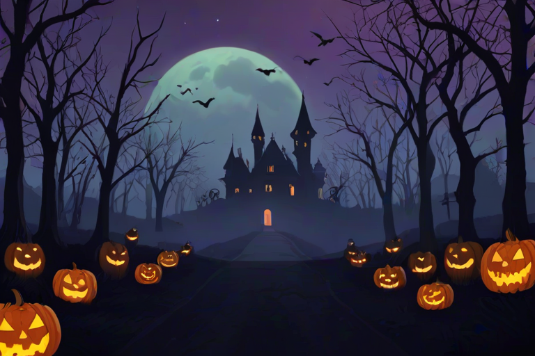halloween background aesthetic