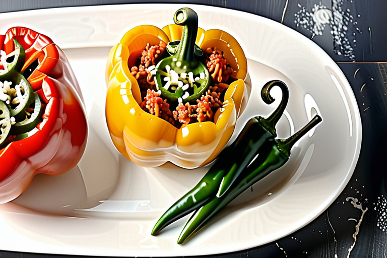 what to serve with stuffed peppers
