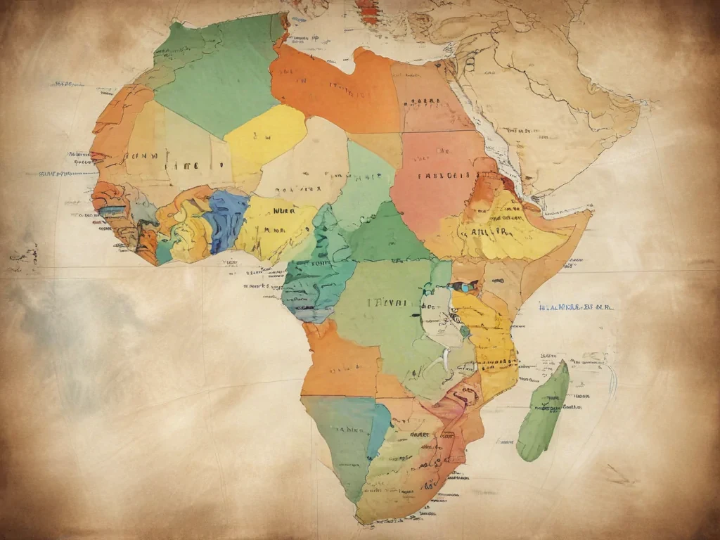 map of africa