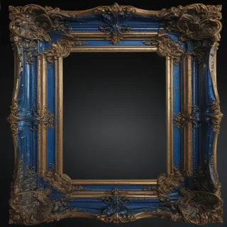 blue frame png