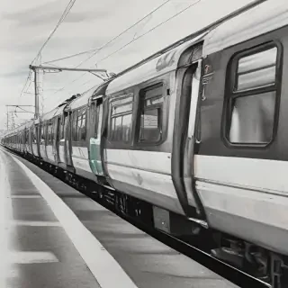 train drawing