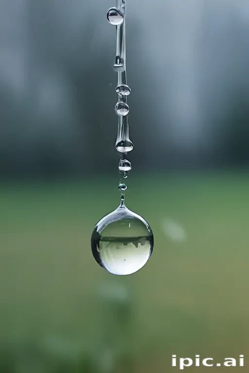water droplets transparent