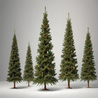 christmas trees transparent background