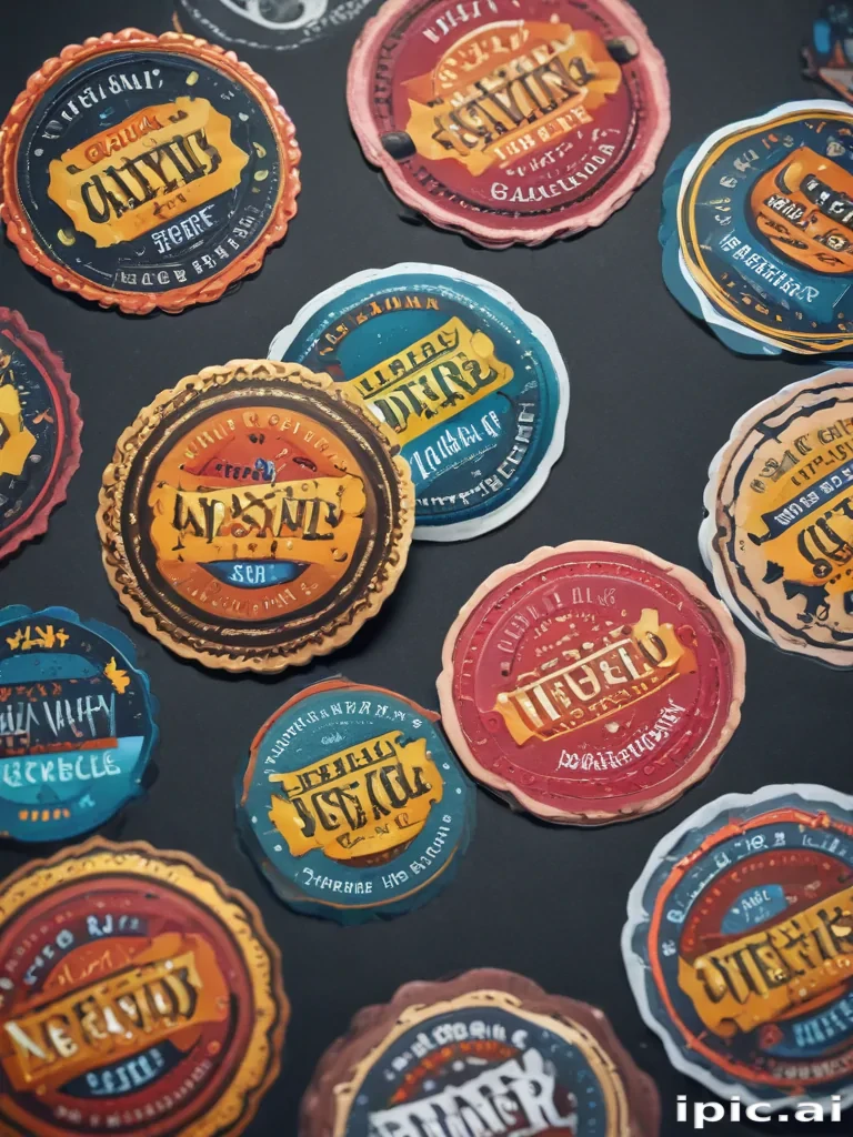 stickers mockup