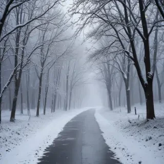 snowing iphone wallpaper