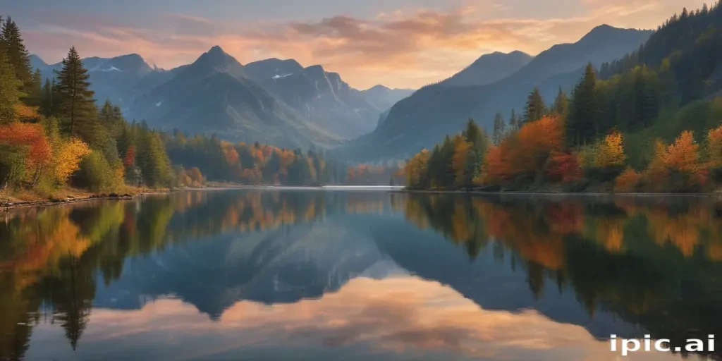 background lake