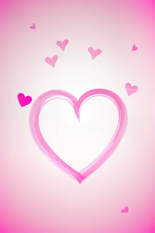 heart background pink