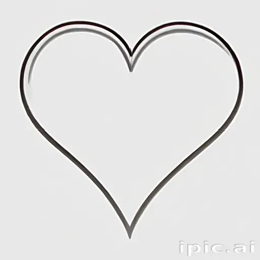 outline heart png