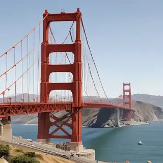 clipart golden gate bridge