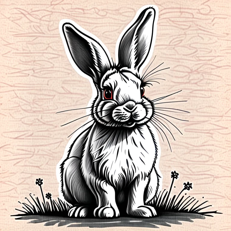 bunny drawing