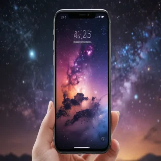 iphone galaxy background