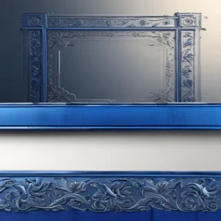 blue borders