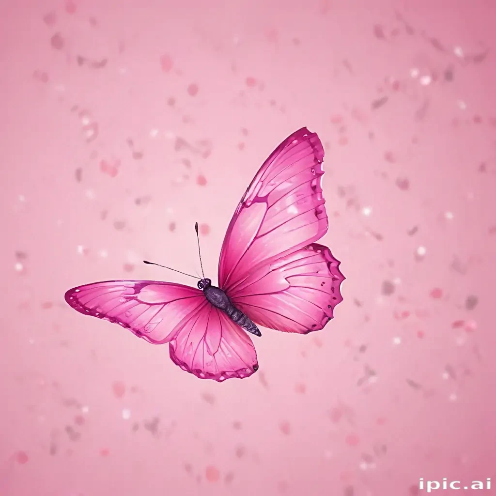 cute pink butterfly wallpaper
