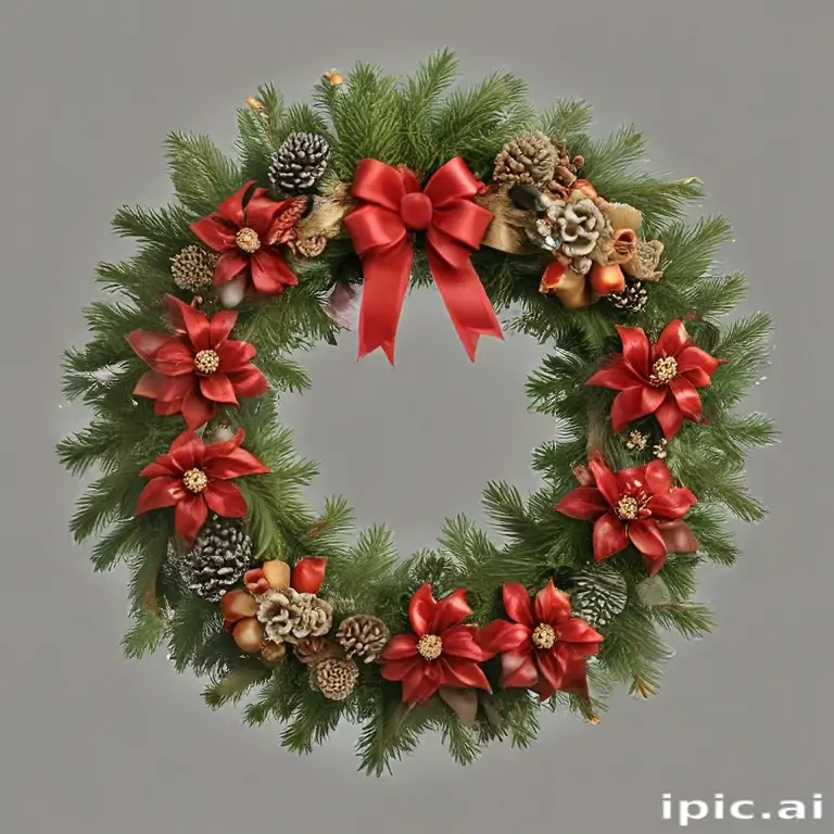 christmas wreath transparent