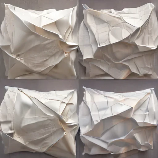 wrinkled paper