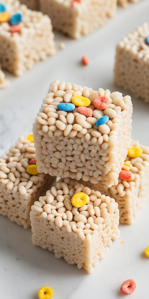 how to make rice crispy treats with fruity pebbles