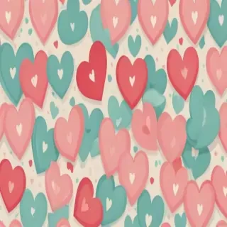 cute heart background