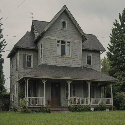 background of the house