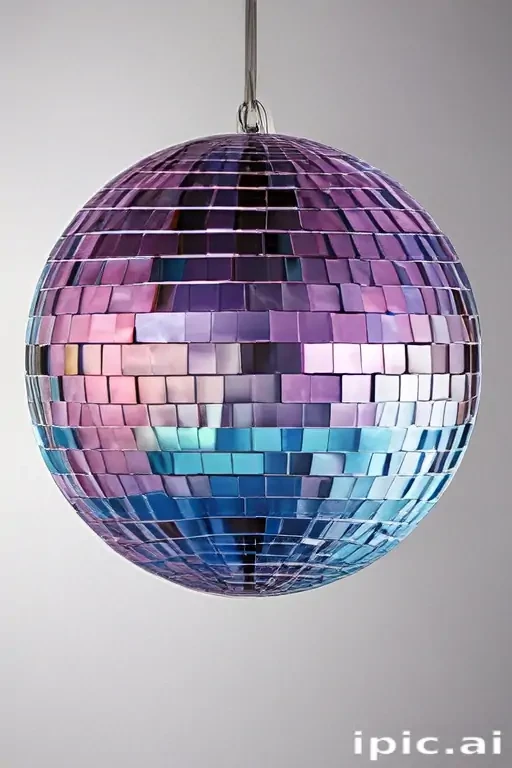 transparent disco ball