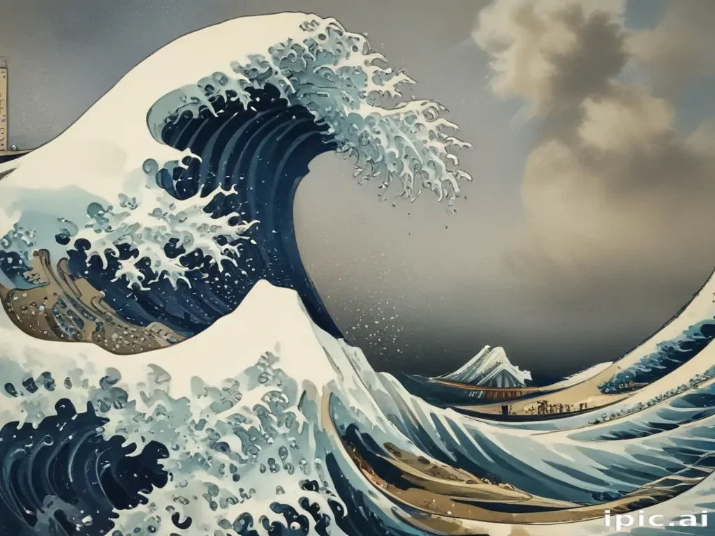 the great wave wallpaper