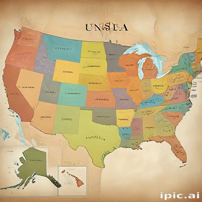 usa map states
