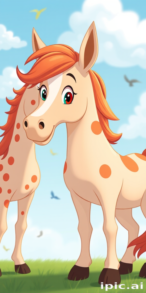 cartoon horses