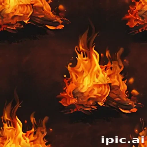 background on fire