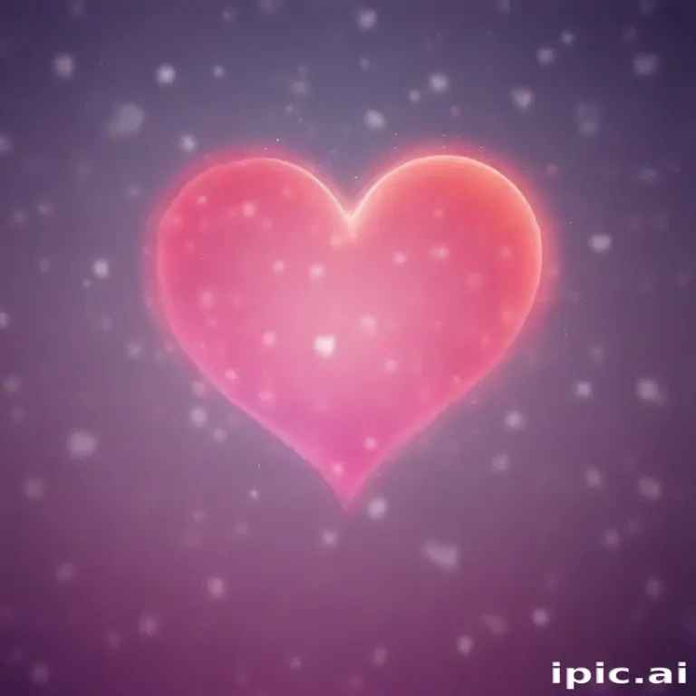 blurry heart wallpaper