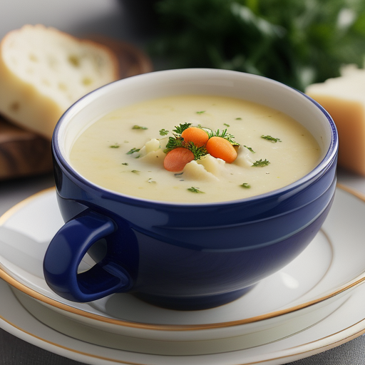 soup made with mashed potatoes
