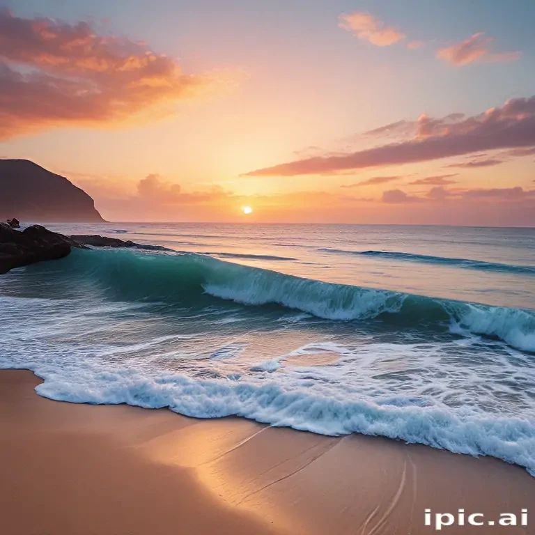 ios beach wallpaper