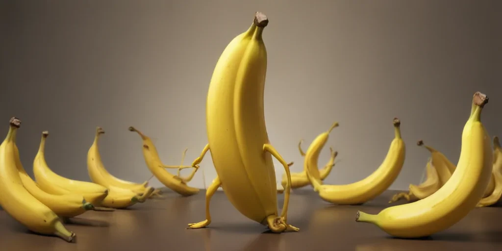 cartoon banana