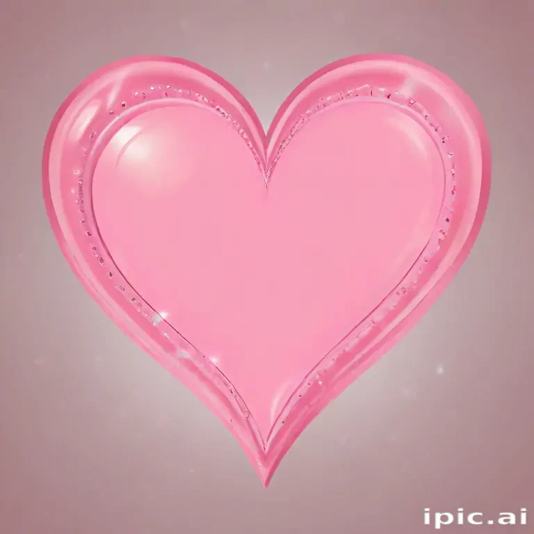 pink heart clipart