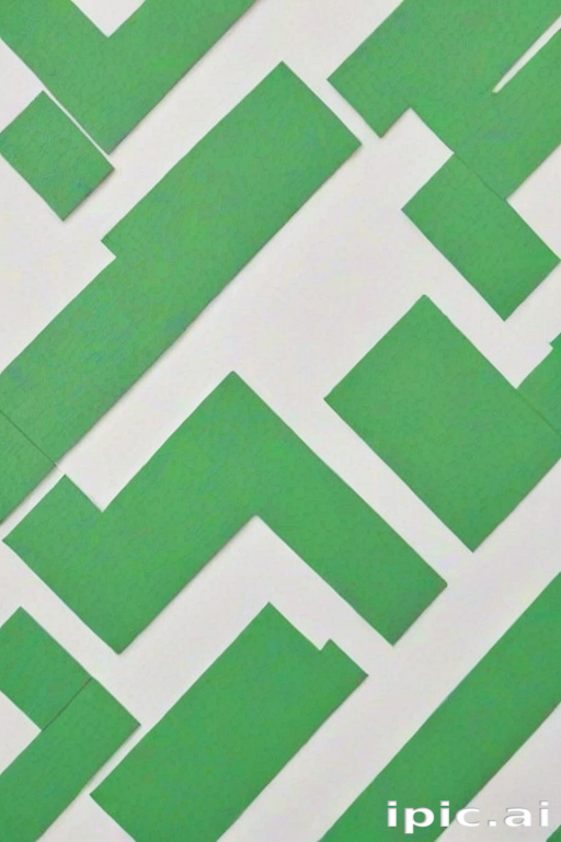 green white background