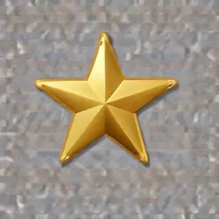 gold star sticker png