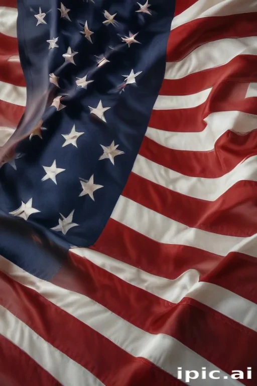 american flag aesthetic