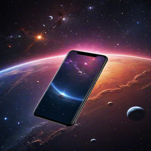 space background phone