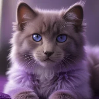 purple cute
